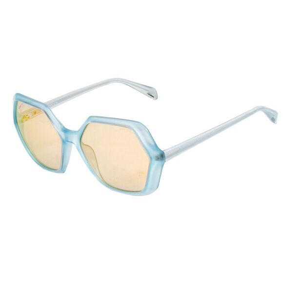 PL985 Octagon unglae Women Blue Sunglasses